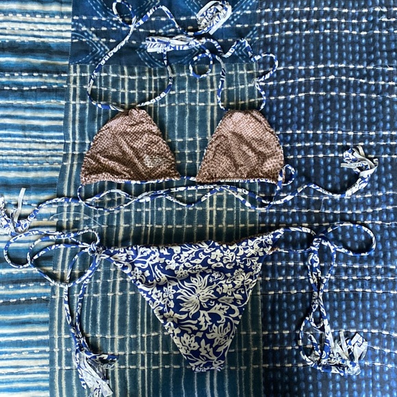 Acacia Blue Batik Bikini - Picture 2 of 3